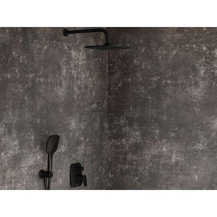 Ravak X07P569 - чёрная ручная душевая лейка с кнопкой