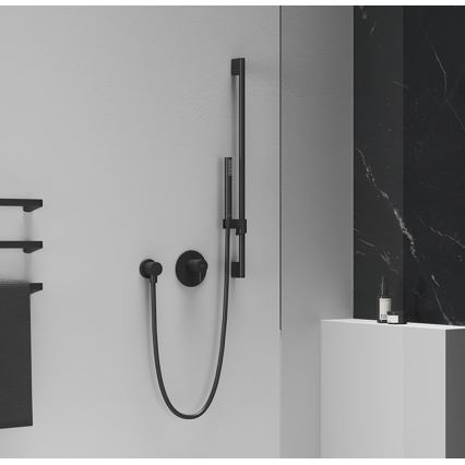 Ravak X07P670 - ручная душевая лейка, матовый чёрный