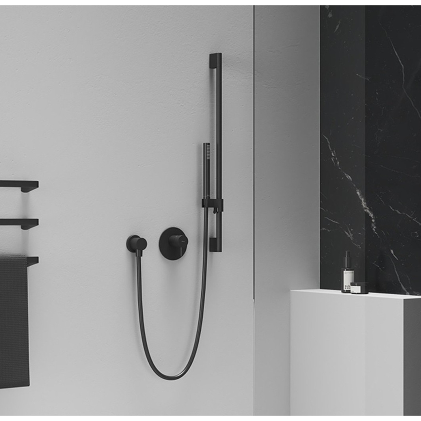 Ravak X07P670 - ручная душевая лейка, матовый чёрный