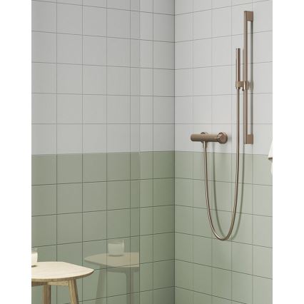 Ravak X07P715 - Душевая штанга 70 см, брашированное золото