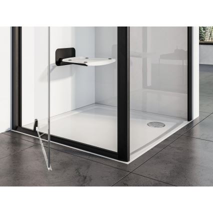 Ravak XA034411010 - Квадратный душевой поддон PERSEUS 80x80 см, белый