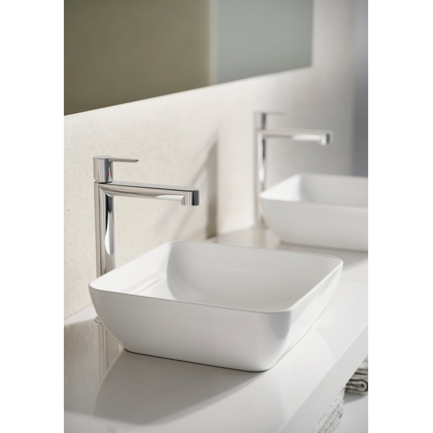 Ravak XJX01138001 - Накладная раковина UNI SLIM 38x38 см, керамическая, белая