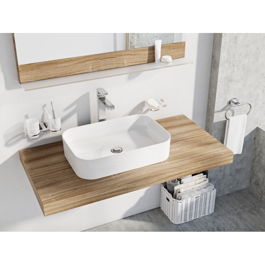 Ravak XJX01155002 - Умивальник на стільницю CERAMIC SLIM 55x37 см кераміка/білий