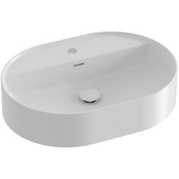 Ravak XJX01155003 - Накладна раковина CERAMIC SLIM 55x40 см, кераміка/біла