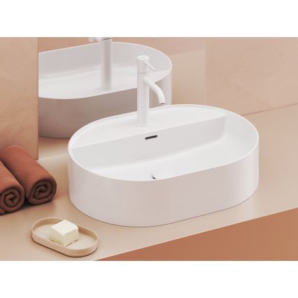 Ravak XJX01155003 - Накладная раковина CERAMIC SLIM 55x40 см керамика/белая