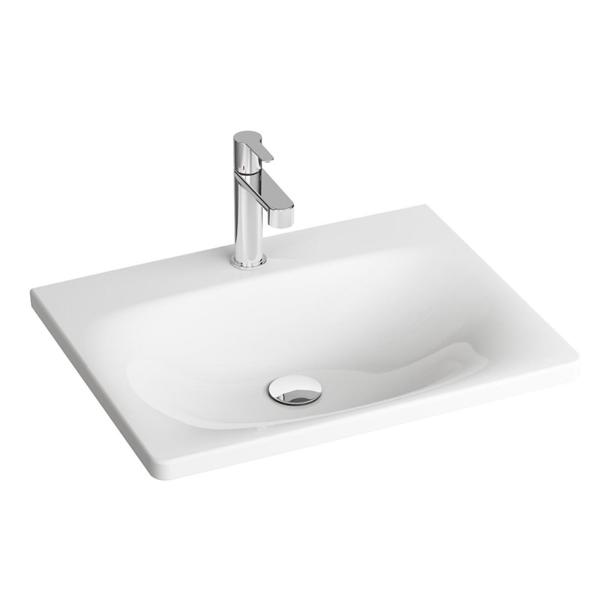 Ravak XJX01260000 - Вбудований умивальник BALANCE 60x46,5 см кераміка/білий