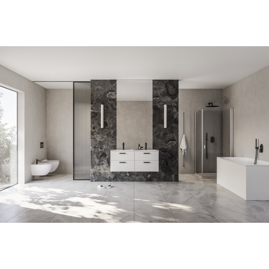 Равак Х070466 - Душовий змішувач для прихованого монтажу, чорний хром