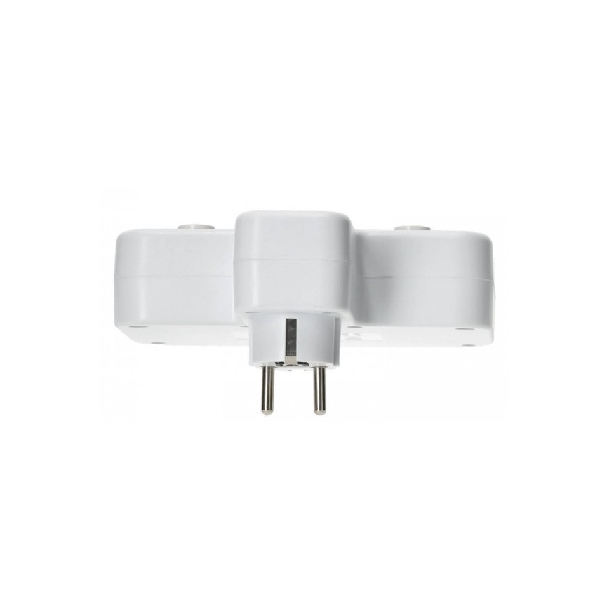 Сетевой разветвитель с выключателем и LED-подсветкой LINEA PRO 2Z + 3xUSB A/C SCHUKO 4000K белый