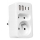 Разветвитель с 2 розетками + 2xUSB-C + 2xUSB-A
