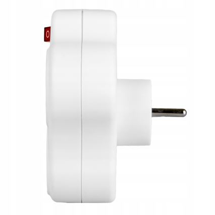 Разветвитель с выключателем, 3 розетки