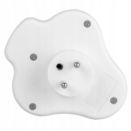 Разветвитель с выключателем, 3 розетки