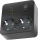 Разветвитель с выключателем LINEA, 2×230 В + 3× USB A/C, Schuko, чёрный