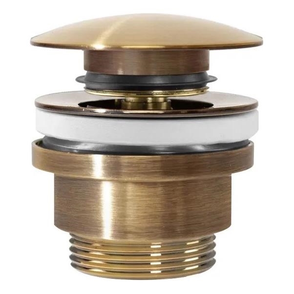 REA-A8110 - Злив для умивальника CLICK-CLACK, діаметр 6,4 см, золотий