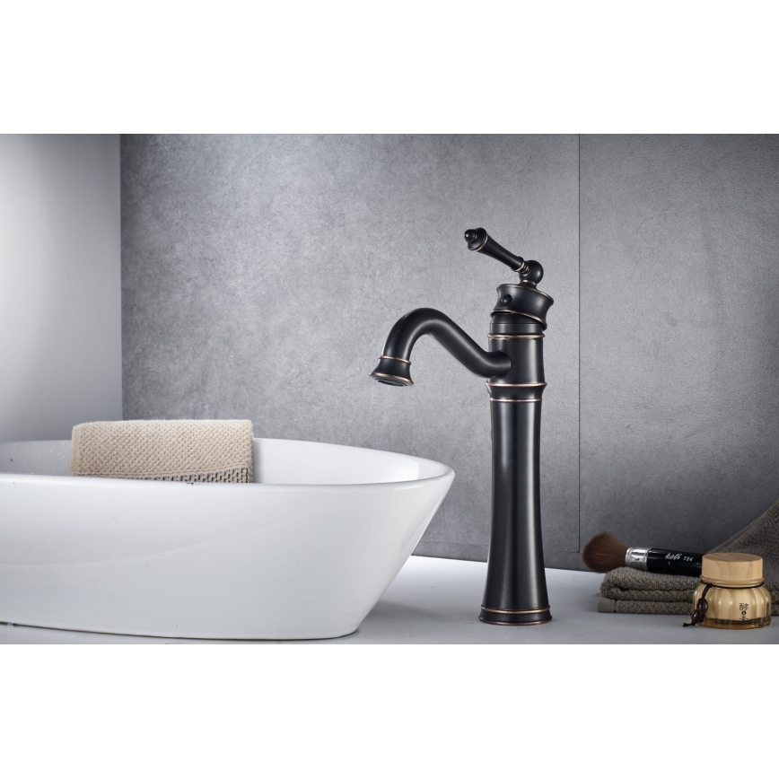 REA-B0227 - Смеситель для раковины VINTAGE OLD 31 см черный