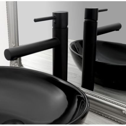 REA-B0229 - Змішувач для умивальника TESS 31,5 см чорний