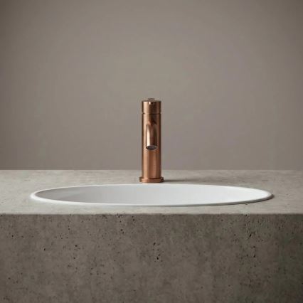 REA-B0970 - Смеситель для умывальника ONTARIO 17,5 см, шлифованная медь