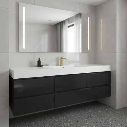 REA-B0976 - Змішувач для умивальника ARLO 17 см матове золото