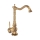 REA-B2500 - Раковинный смеситель VENICE RETRO 32 см, шлифованное золото