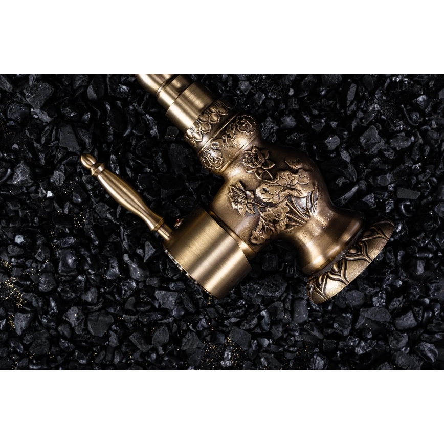 REA-B2500 - Смеситель для умывальника VENICE, 32 см, шлифованное золото