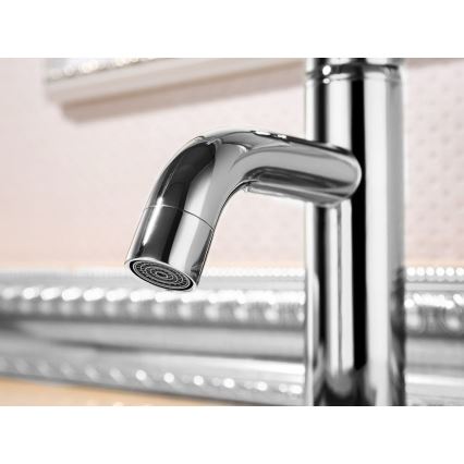 REA-B4101 - Змішувач для умивальника LUNGO 16,5 см глянцевий хром