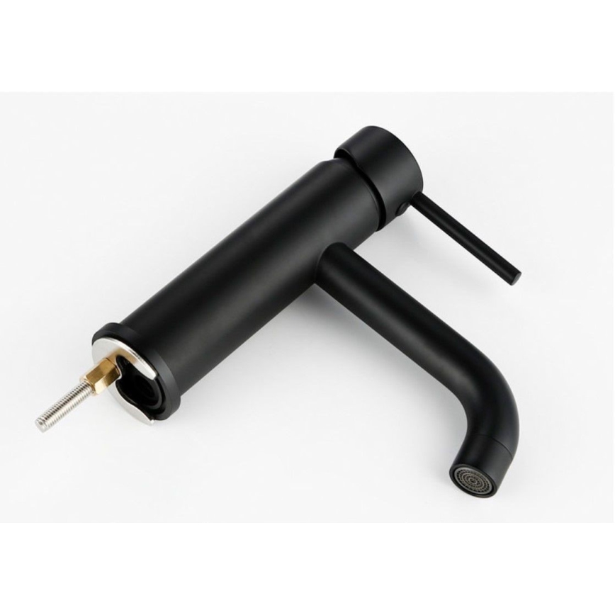 REA-B4102 - Смеситель для раковины LUNGO 16,5 см черный