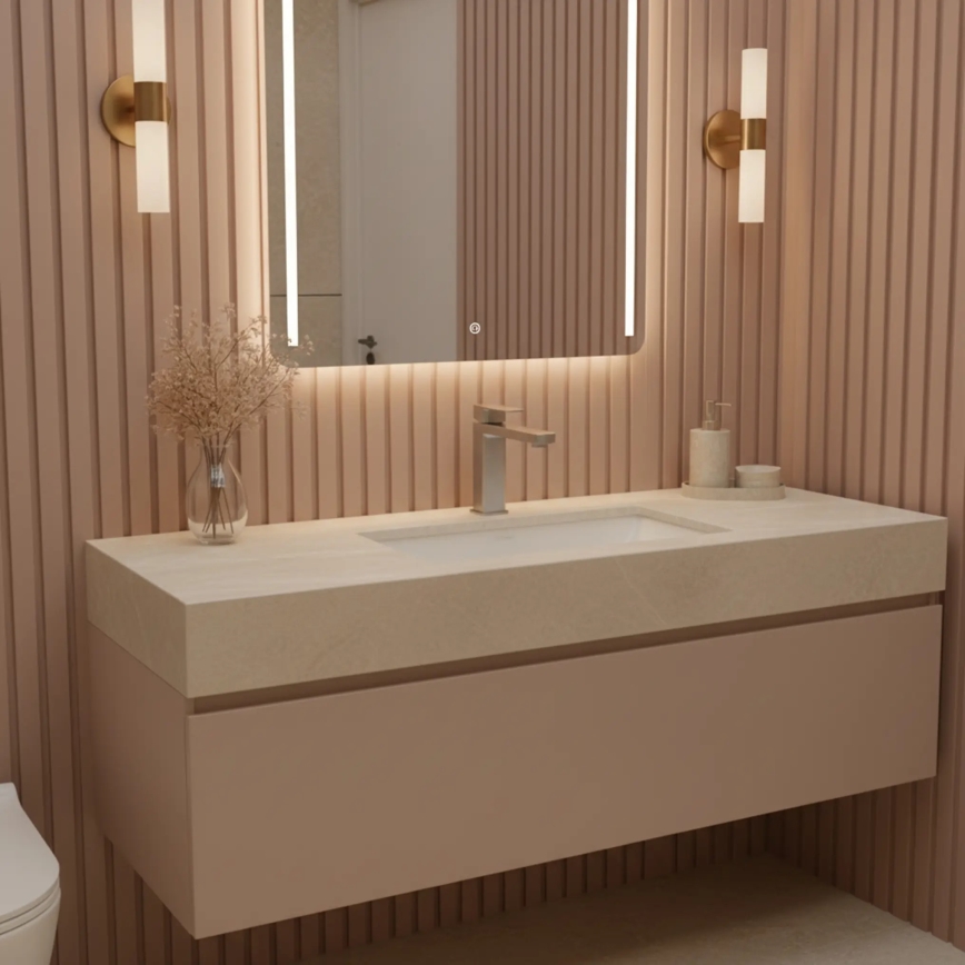 REA-B4589 - Раковинный смеситель ARLO, 17 см, никель