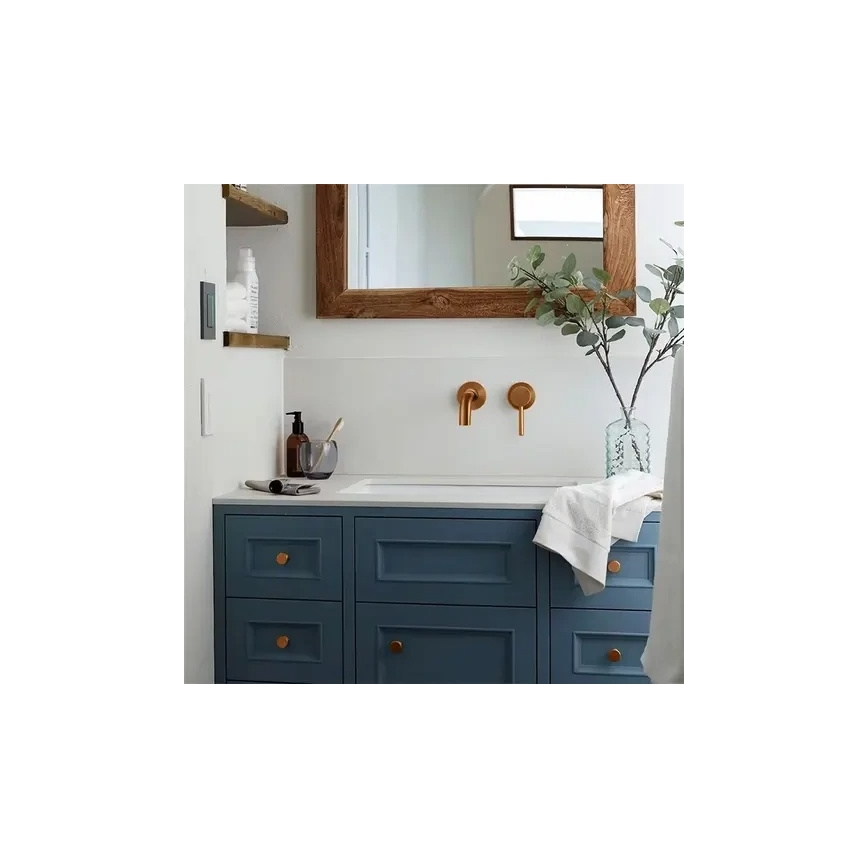 REA-B4600 - Змішувач для умивальника для прихованого монтажу LUNGO щіткована мідь