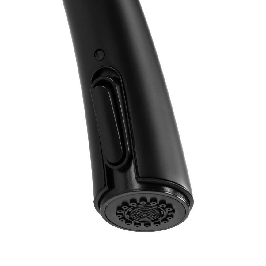 REA-B5313 - Змішувач для мийки з висувною лійкою ROSS 43 см чорний