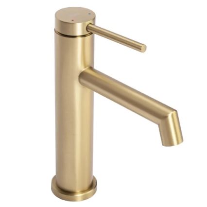 REA-B5316 - Змішувач для умивальника FOSS 20,5 cm шліфоване золото