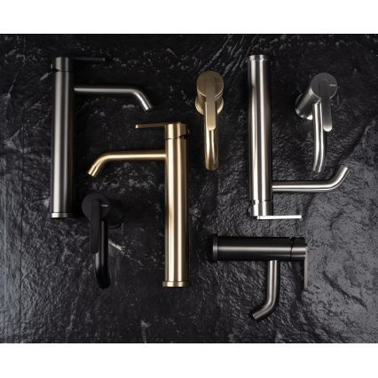 REA-B5508 - Змішувач для умивальника ONTARIO 30 см чорний