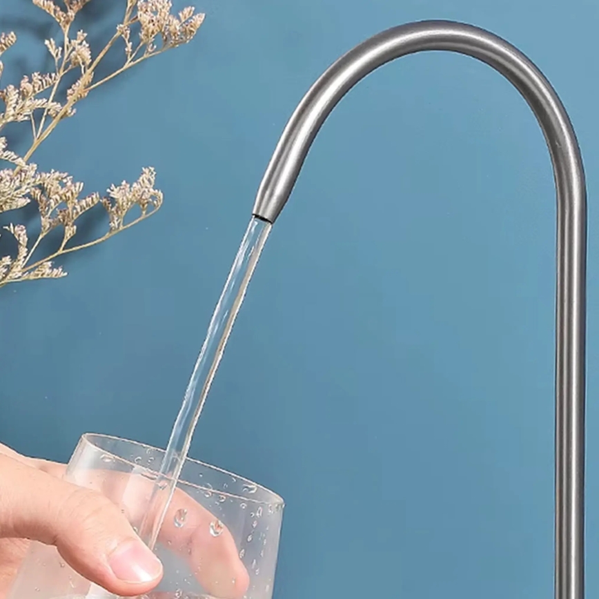 REA-B7563 - Кухонный смеситель с выдвижной лейкой и фильтрацией ECO FRESH 37,5 см никель