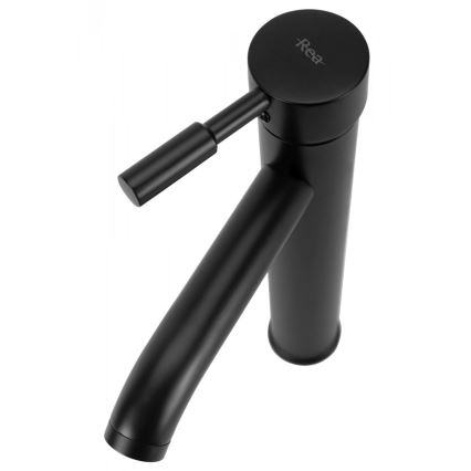 REA-B8665 - Змішувач для умивальника GRAF 30,5 см, чорний