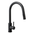 REA-B9147 - Кухонный смеситель с выдвижной лейкой FRESH 39,5 см матовый чёрный
