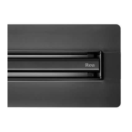 REA-G2710 - Дренажный лоток NEOX SLIM 80 см нержавеющая сталь/черный