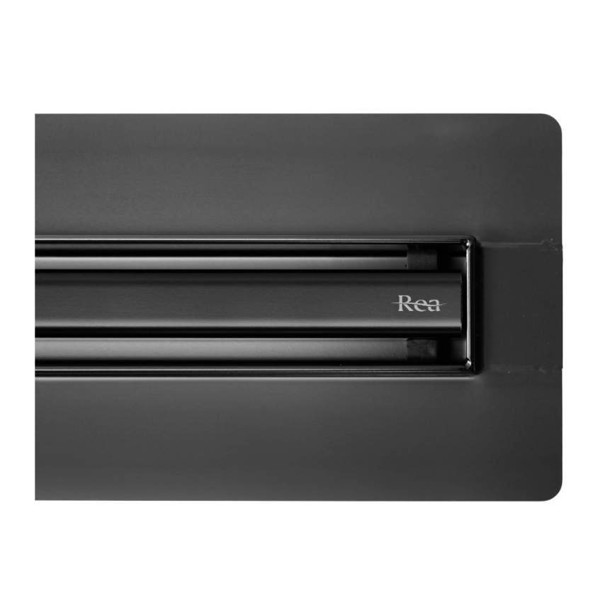 REA-G2710 - Зливний жолоб NEOX SLIM 80 см нержавіюча сталь/чорна