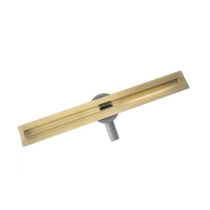 REA-G2714 - Сливной лоток NEOX SLIM 70 см нержавеющая сталь/шлифованное золото