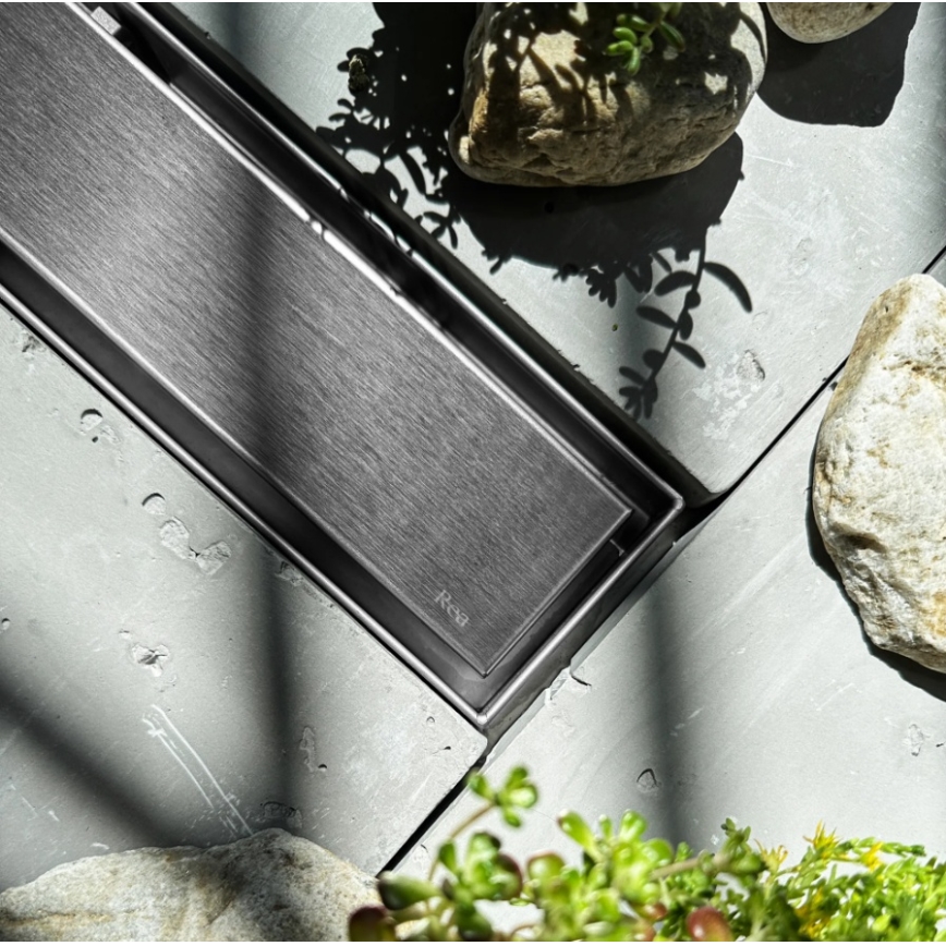 REA-G5809 - Дренажный желоб NEOX PRO, 80 см, нержавеющая сталь