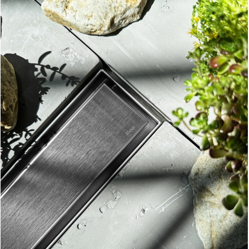 REA-G5809 - Зливний жолоб NEOX PRO 80 см нержавіюча сталь