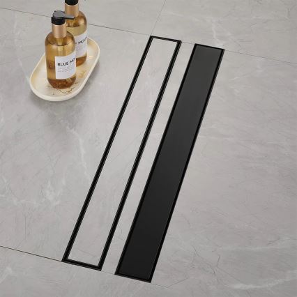 REA-G6602 - Дренажный желоб PURE NEOX 70 cm матовый черный