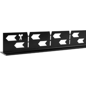 REA-K3218 - Уклонный профиль 140 см черный