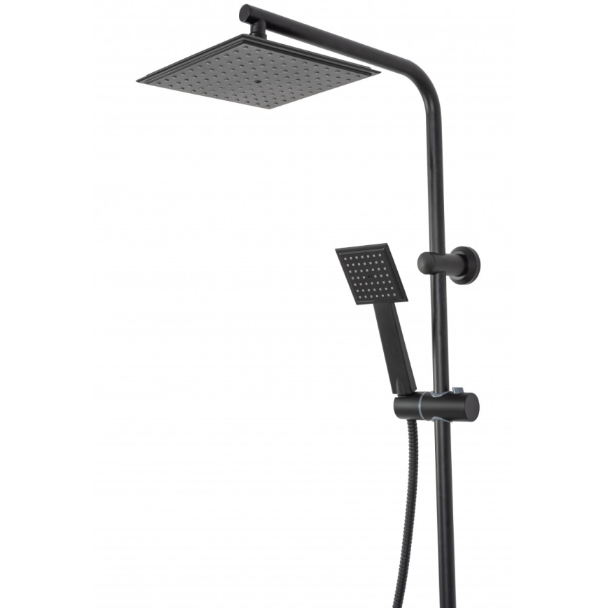REA-P0636 - Душевой комплект BRAVO матовый черный