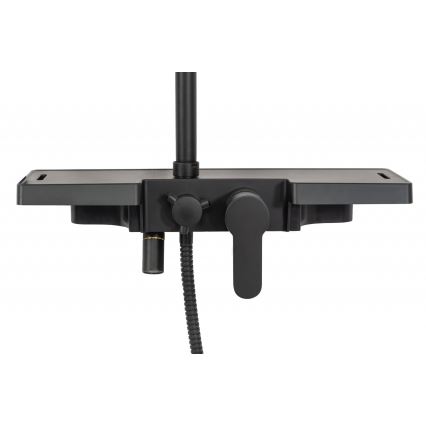 REA-P0636 - Душовий комплект BRAVO, матово-чорний