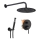 REA-P4100 - Душовий комплект із вбудованим змішувачем LUNGO, чорний