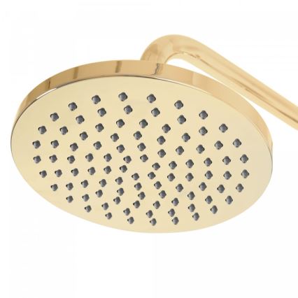 REA-P7006 - Душовий комплект LUIS із змішувачем, золотий