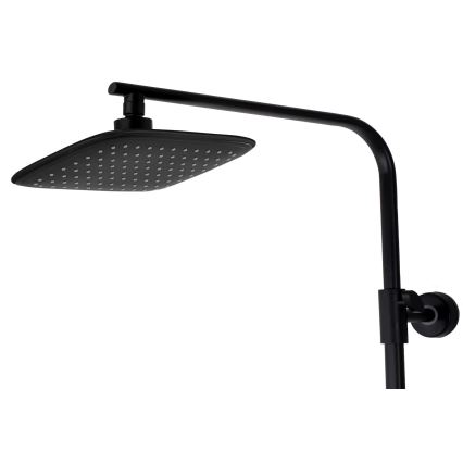 REA-P7101 - Душевой комплект с термостатическим смесителем TOM матовый черный