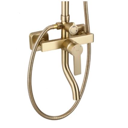 REA-P7841 - Душовий комплект із змішувачем ARGUS, брашоване золото