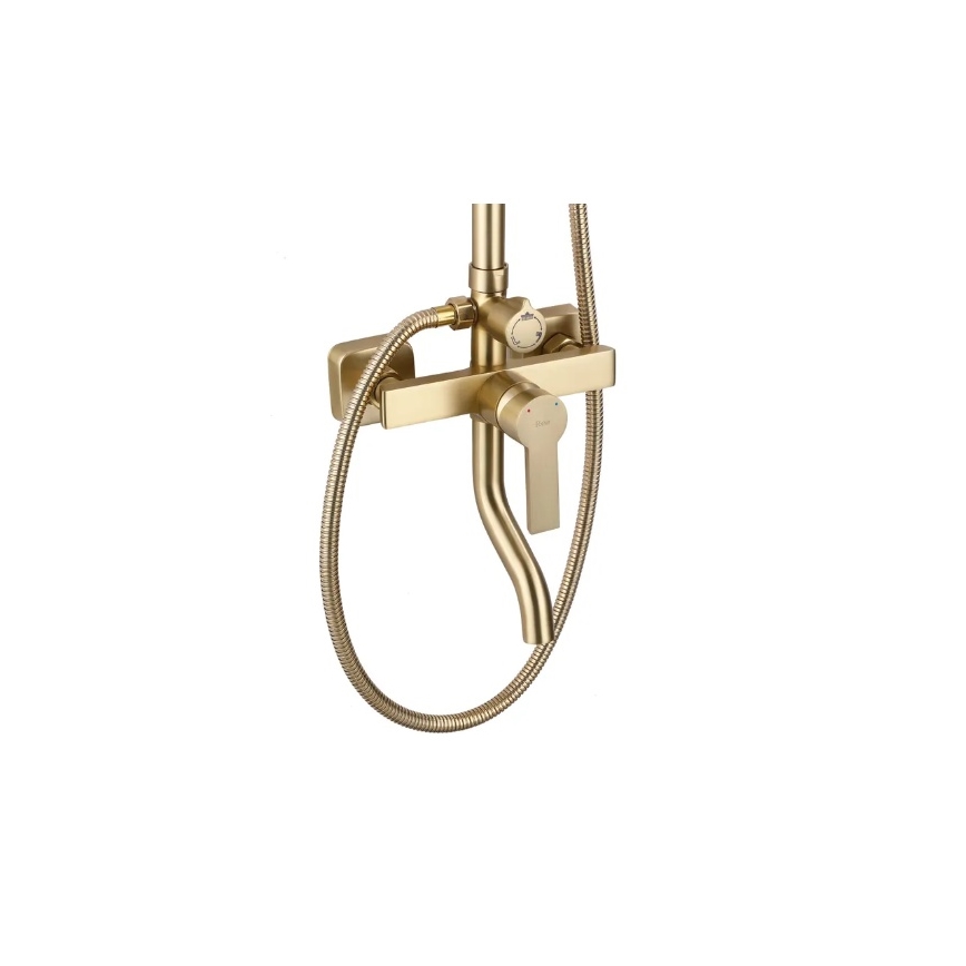 REA-P7841 - Душовий комплект із змішувачем ARGUS, брашоване золото