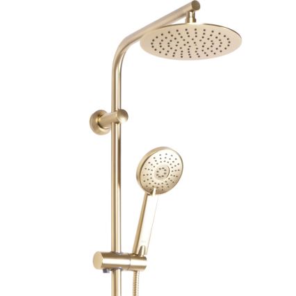 REA-P8413 - Душовий комплект з термостатичним змішувачем BLISS щіткове золото