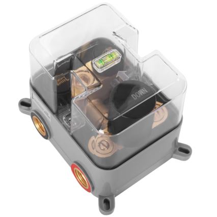 REA-P8551 - Душовий комплект з термостатичним вбудованим змішувачем LUNGO, шліфоване золото