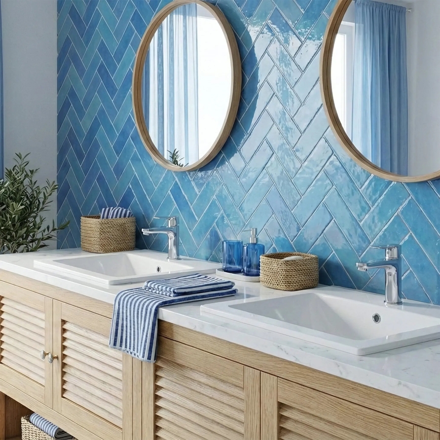 REA-U0190 - Вбудований умивальник DAFNE 46,5x72 cm кераміка/білий глянець